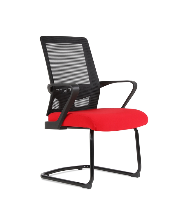 Red Task Chairs serving the staff put in the office / meeting room