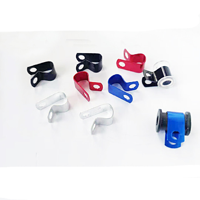 Cushioned 304 Stainless Steel Brake Line Clips With Protective Rubber Lining