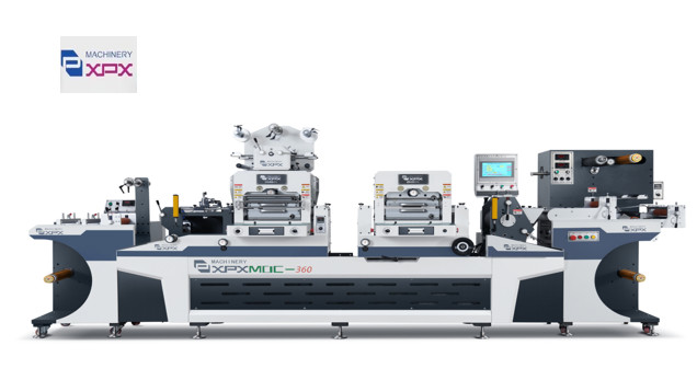 Speed Label Die Cutting Machine 360mm 400m/min Speed 17KW Total Power
