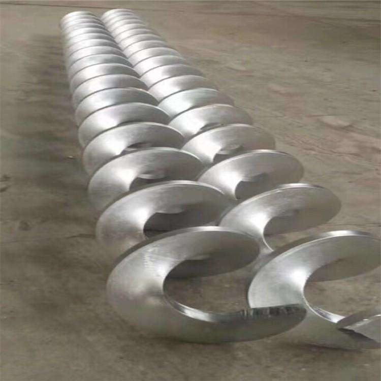 SUS304 SUS316 Spiral Flight Blade Flexible Screw Conveyor Parts