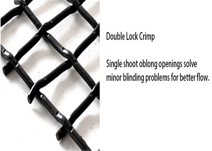 1x1m 2.5mm 8mm Aperture Crimped Mesh Screen