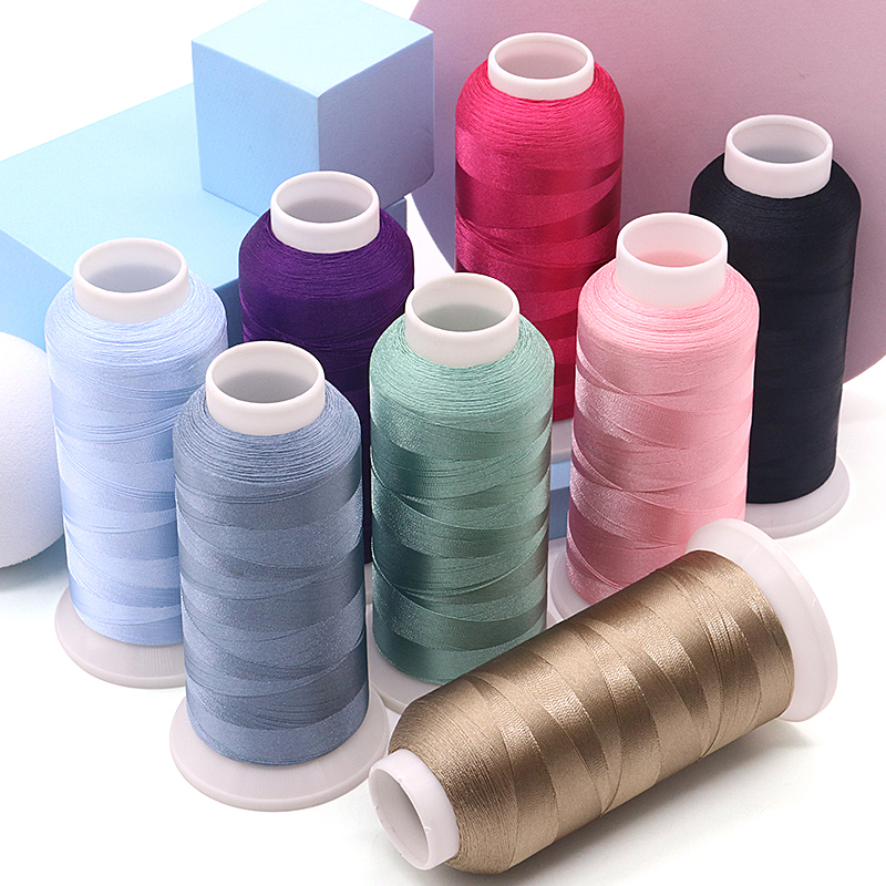 Sustainable 720 Colors 120D/2 100% Polyester Embroidery Thread For Machine Embroidery