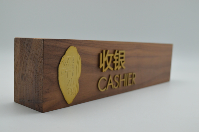 Aluminum Event Directional Signage Boards 254*150mm For Wayfinding