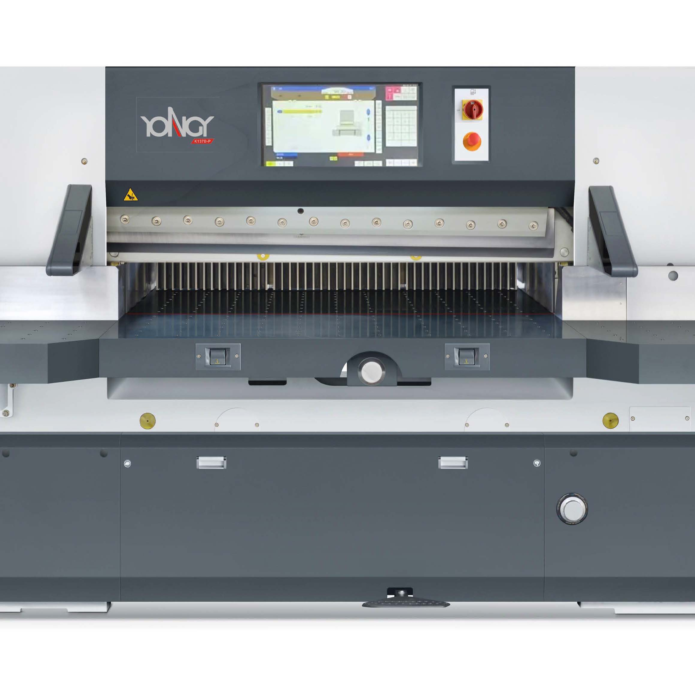 Speed 1370 Paper Cutting Machine 4500 KG with 361-399V Voltage and Video Technical Support