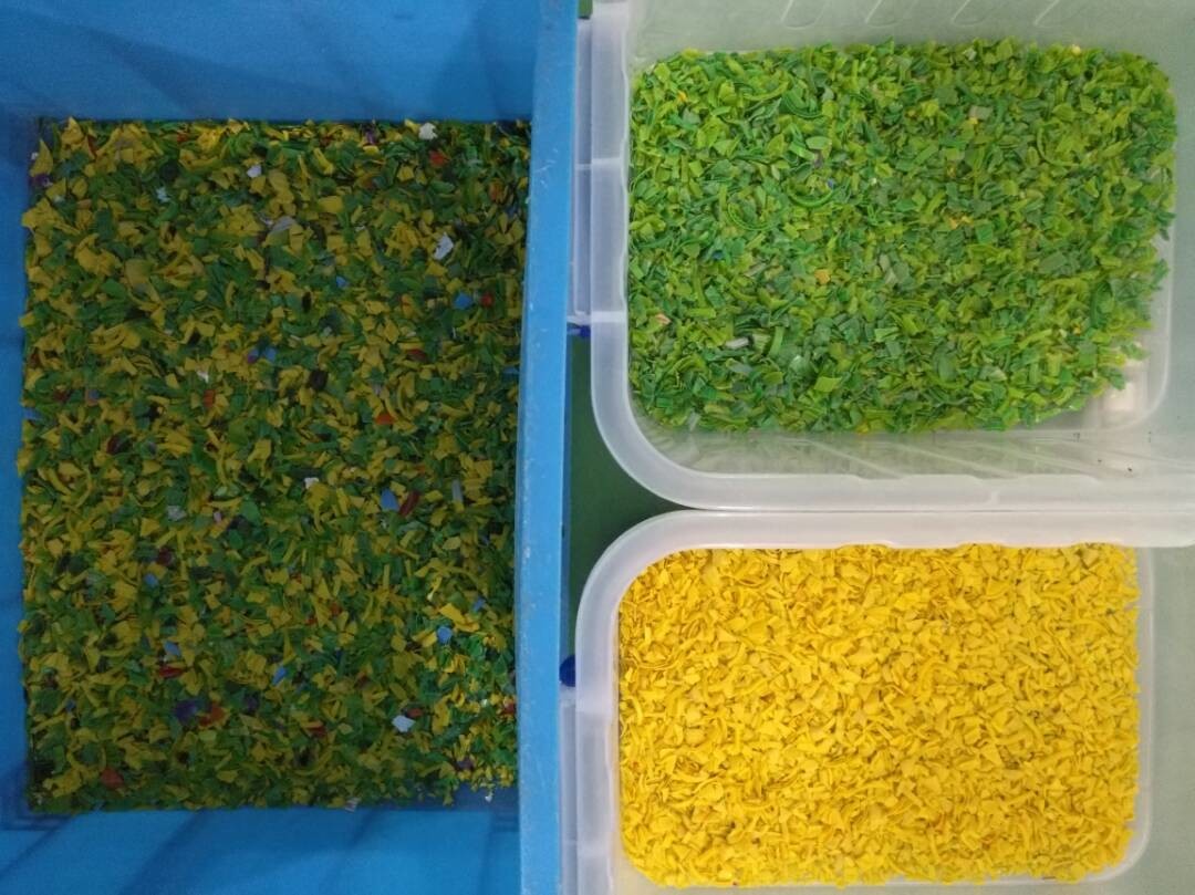 Optical Mini Light Blue Plastic Color Sorter Machine High Sorting Accuracy