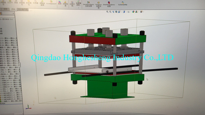 Rubber Floor Tile Making Machine Rubber Tile Vulcanizing Press Machine For Moulding