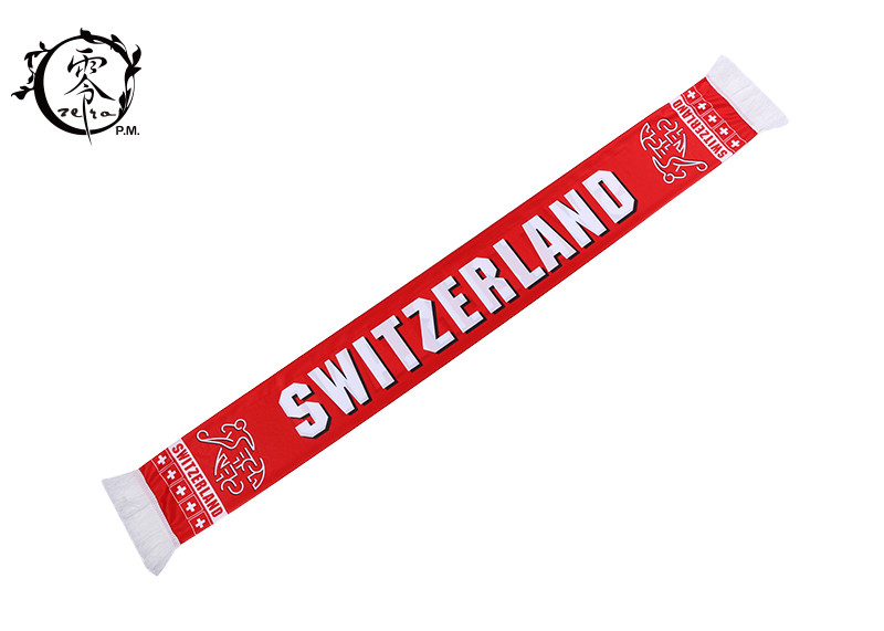 World Cup Switzerland Sublimation Scarf Soccer Team Champions League