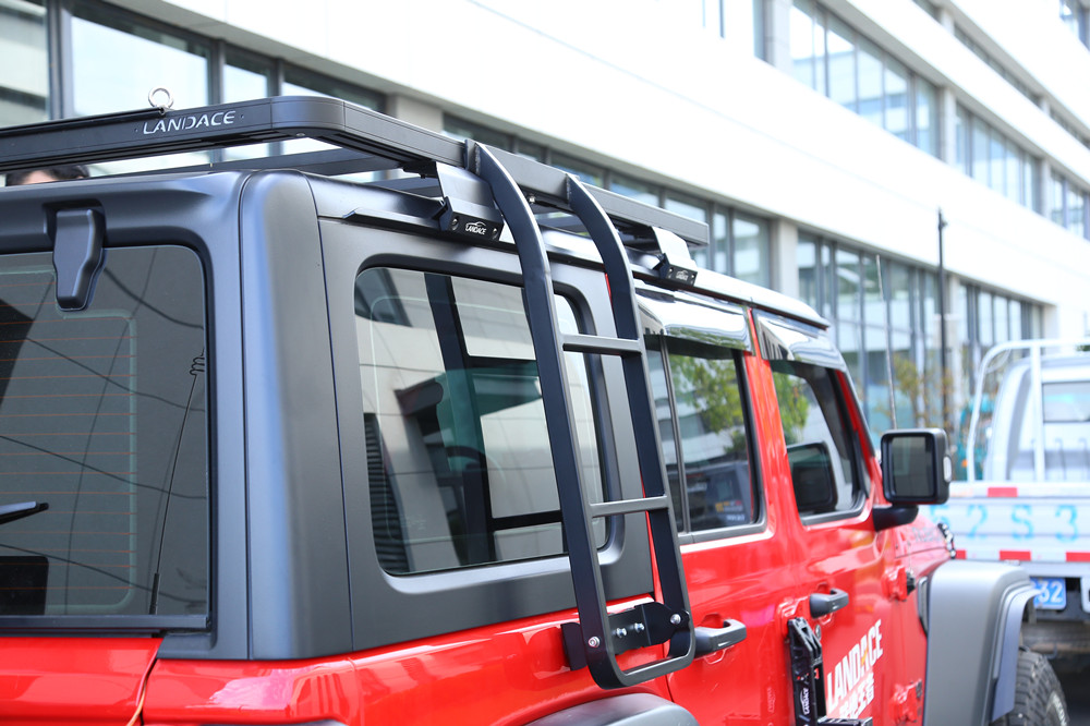 Black Powder Coating Car Roof Racks for Toyota LC150 LC200 LC300 Perfect for Camping