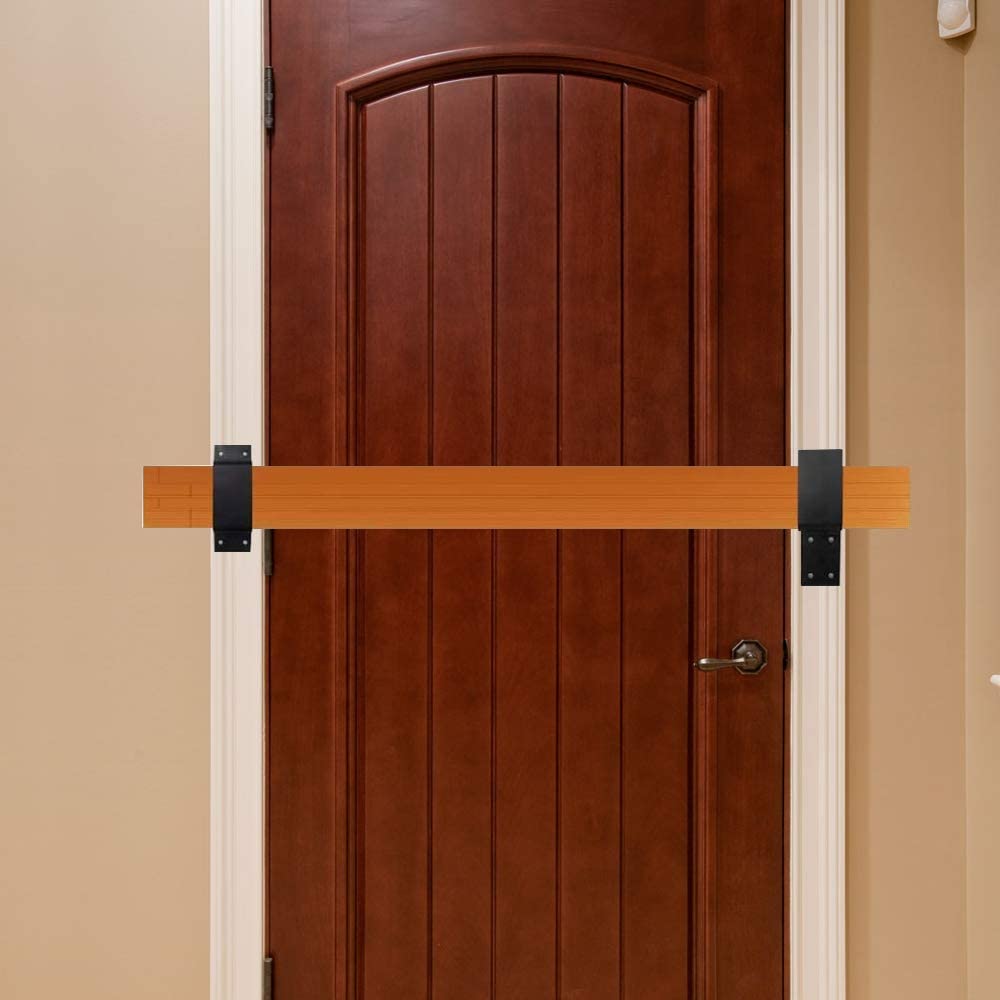 Powder Coated Heavy Duty Open Bar Security Holder Bracket for Standard 2 X 4' Lumber