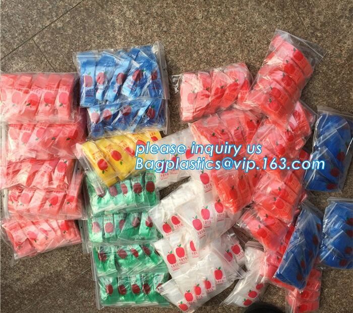 reusable custom apple k bags, Mini apple plastic baggies, Recycled Clear Mini Heavy Duty k Bag apple baggie