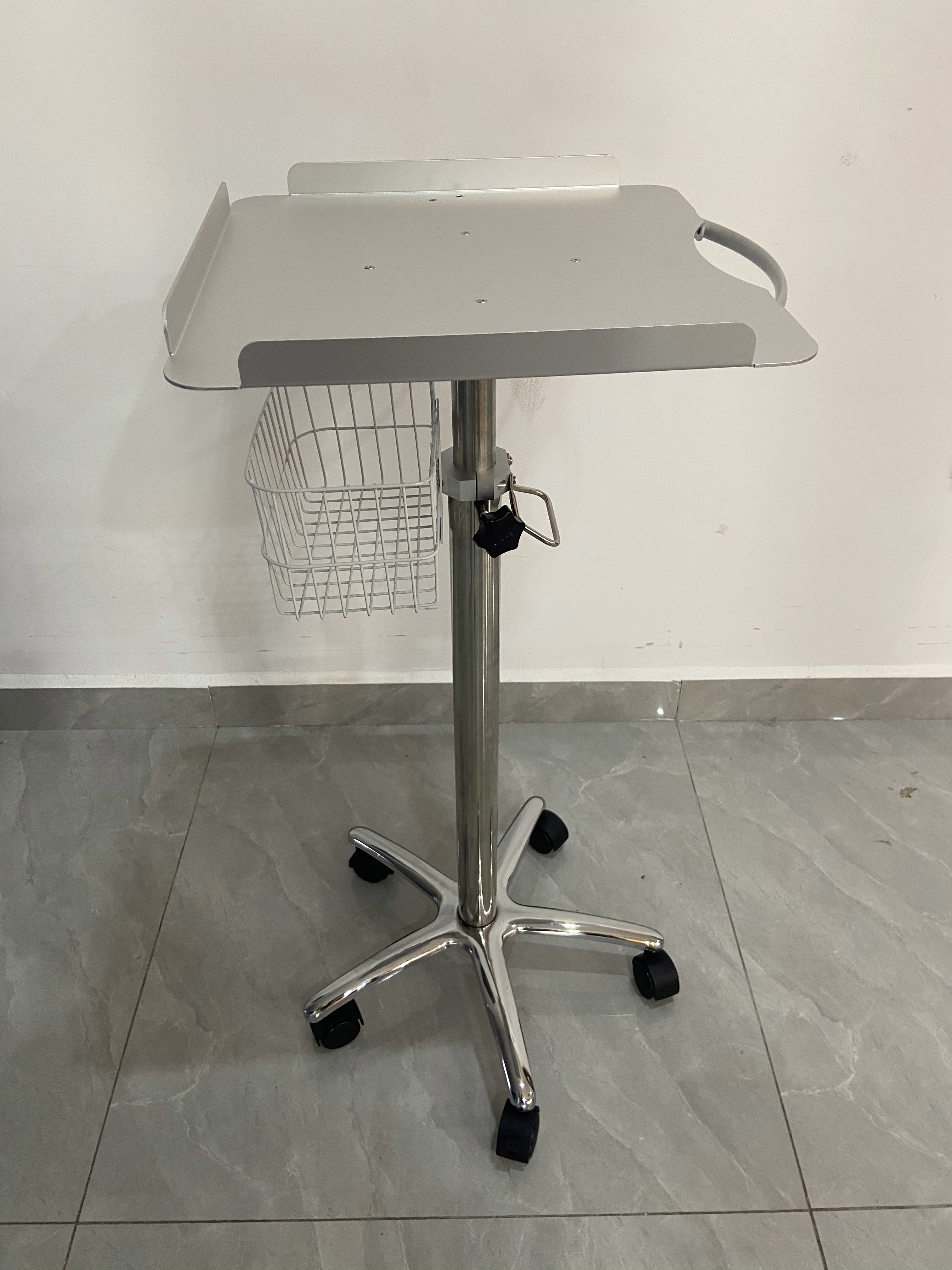 Sturdy Rolling Stand for Mindary ECG Machine and Ultrasound Machine on Hospital Trolley
