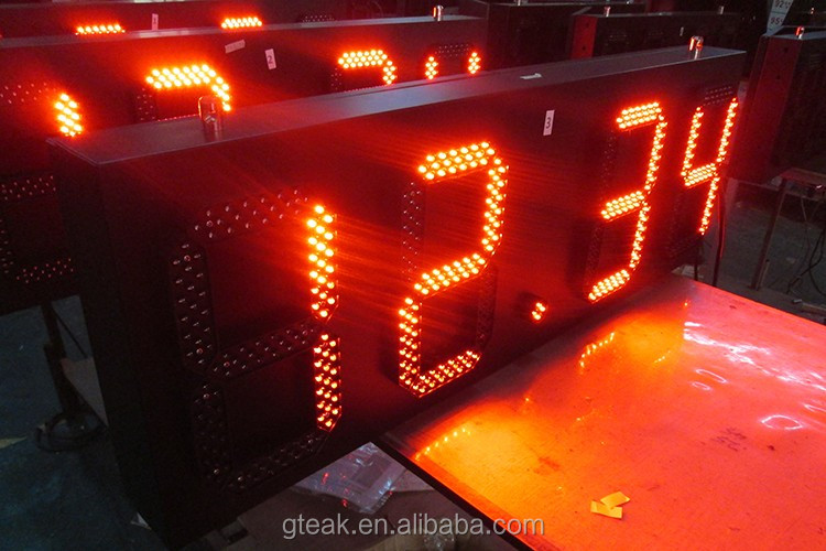 custom digital number led display board outdoor