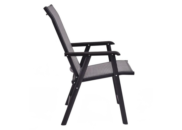 Textilene Folding Camping Chairs Easy Portable Steel Position