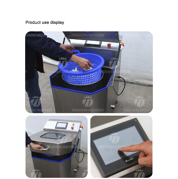 300KG/H Fruit Dewatering Machine Stainless Steel Vegetable Dehydrator