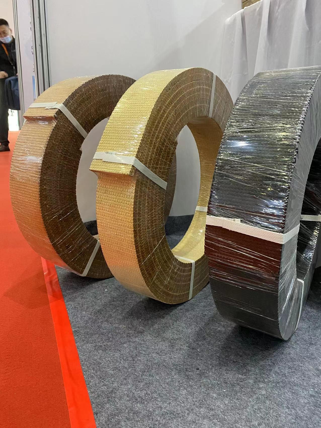 Non Asbestos Crane Elevator Windlass Brake Lining Brown