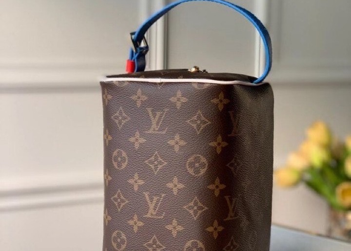Monogram Printing Leather Chain Casual Handbags Shoulder Bags With Zipper Opening