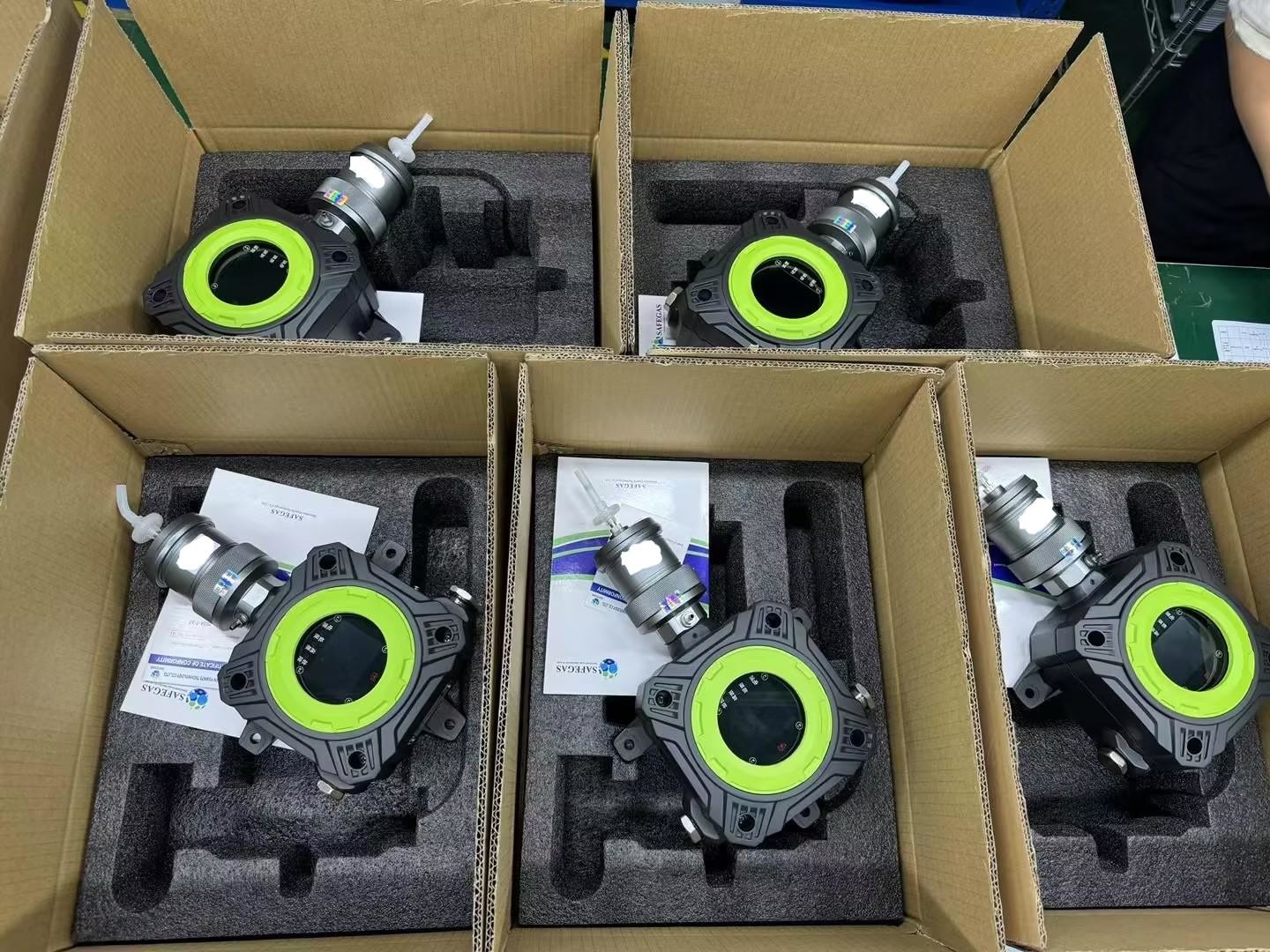 High Accuracy Methane Gas Leakage Probe Fixed Detector For Factories , 4-20mA RS485 Modbus Industrial Flammable Gas Detector
