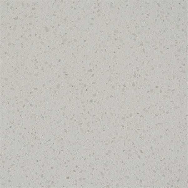 12MM Pristine White Recycled Glass Decorative Flooring Tile Quartz
