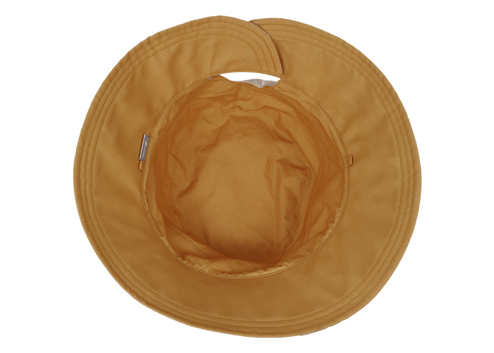 Customized printing yellow sun block sunshade adult female bucket hat