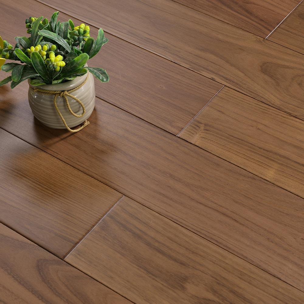 Length 1900/1860/2200/RL mm Brushed Wood Flooring in White Washed Oak Maple and Walnut
