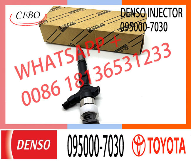 common rail injector 23670-30140 095000-6760 injector for TOYOTA 1KD-FTV, 2KD-FTV, D-4D, injector nozzle 23670-30140 095