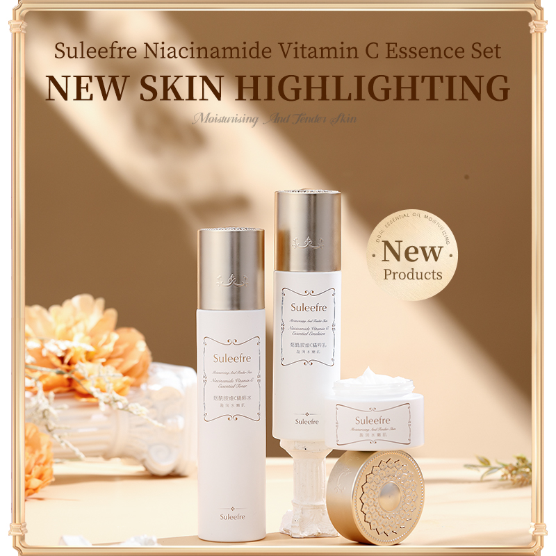 Brightening Niacinamide Vitamin C Face Lotion for Radiant Skin Reduce Dark Spots Acne & Wrinkles