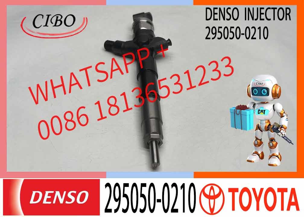 Common Rail Fuel Injector 23670-30410 Common Rail Injetor 295050-0210 For TOYOTA 1KD-FTV
