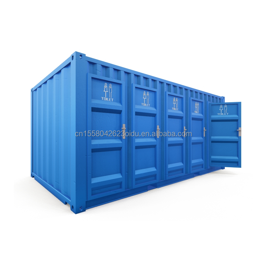 Customized Color Prefab Mobile Portable Bathroom Toilet for Outdoor Container House Units from Direct 's Modern Modular