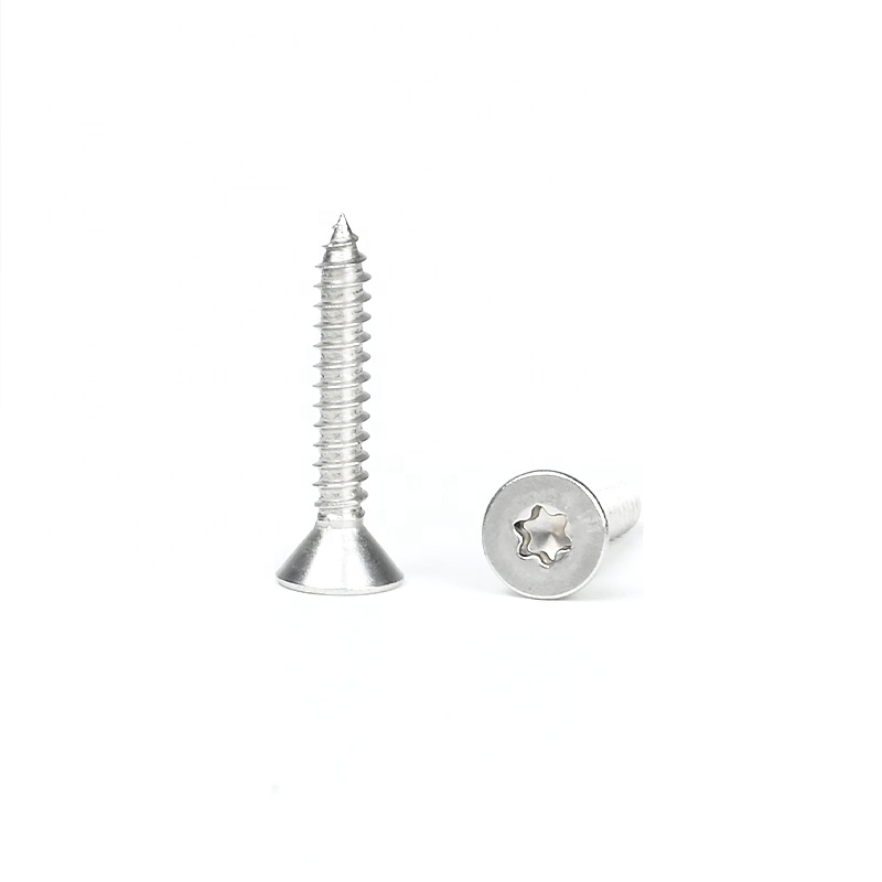 Metric Stainless Steel ST4.8*30mm Flat Torx Head Self-Tapping Screws Sus316 Sharp Point Self Drilling Tapping Screw
