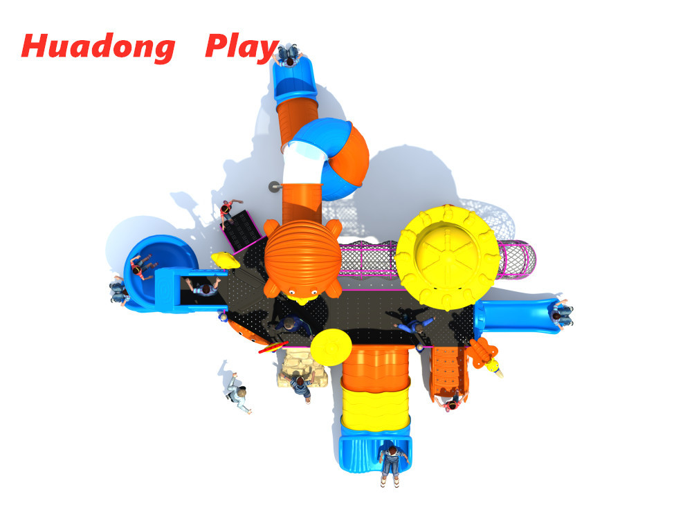 Animal Outdoor Playground Slides Equipment For Residential Area / Kindergarten
