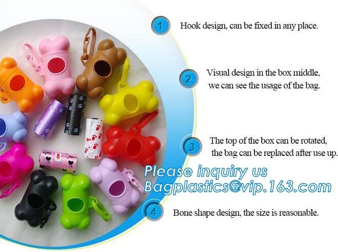 High Quality Eco-friendly Degradable Fashion With Printing Doggy Pet Dog Waste Poop Bags, Eco friendly pet dog waste poo