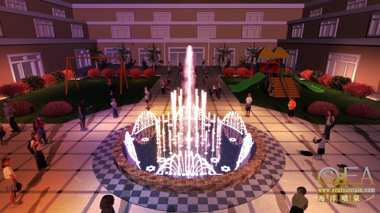 Electricity Powered Stainless Steel Spray Jet Fountain for Customer Requirements