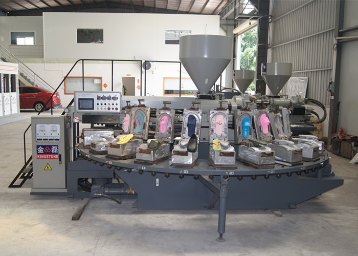 PVC Shoe Making Equipment Rotary 24 Station Servo Motor Injection