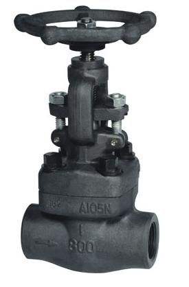 Forged Steel Flanged Globe Valve 800lbs And Trim By 13CR , Connect As NPT / SW Body By A105 0