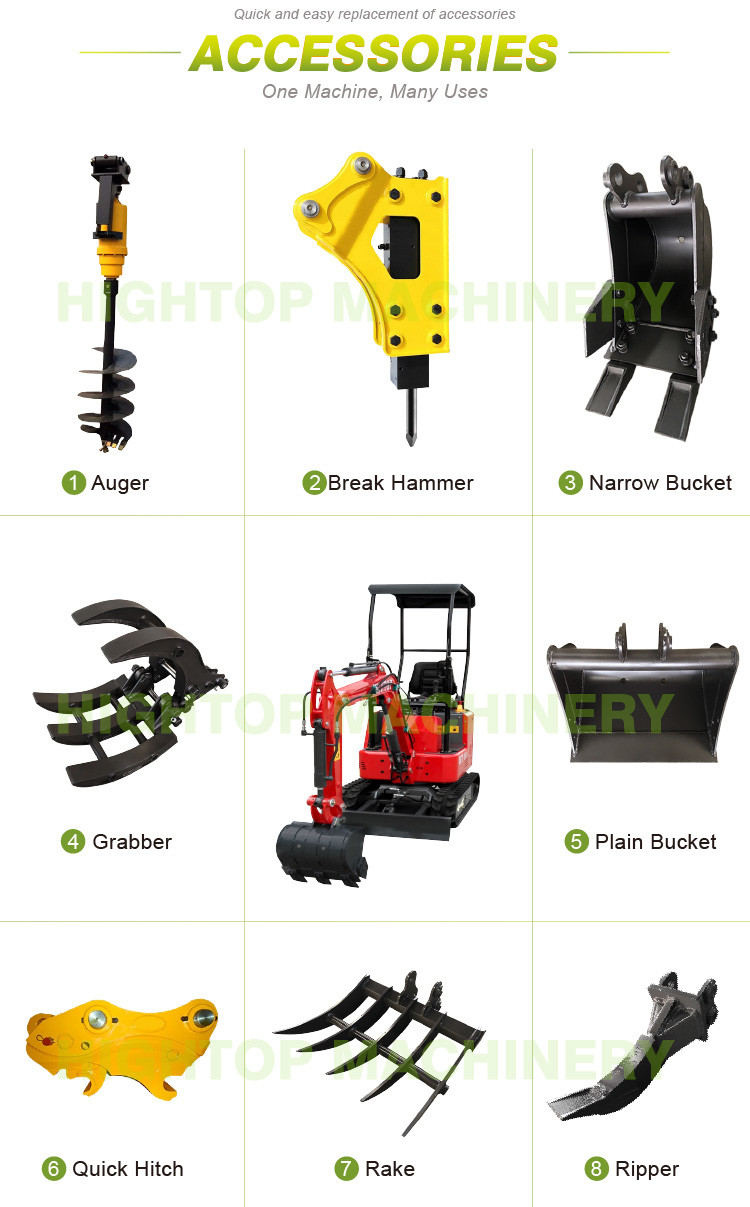 Mini excavator new machine mini digging prices 1.2t chinese digger for sales