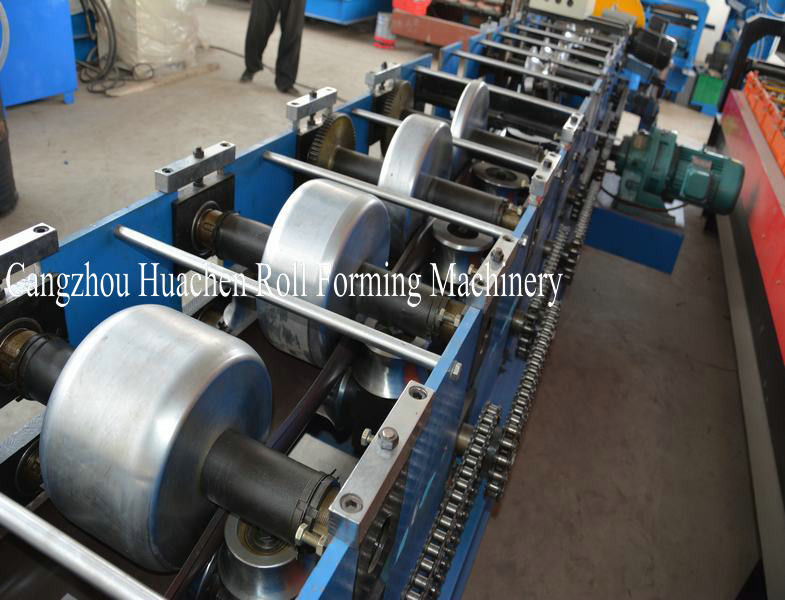 3" * 4" Rectangular Rainspout Roll Forming Machine for Rainwater Downpipe / Water Pipe