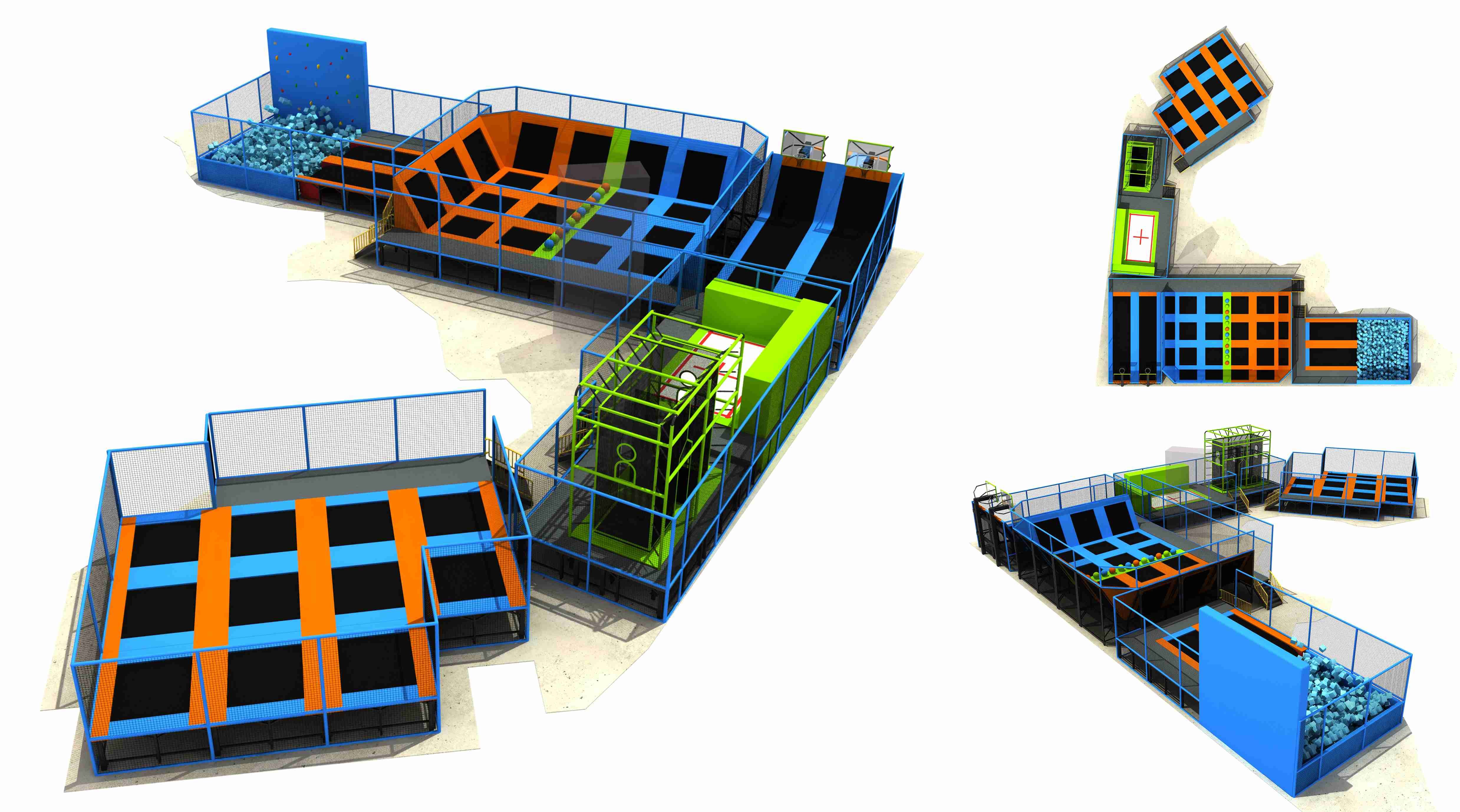 864M2 Hot Sale in China Gymnastic Indoor Trampoline Equipment /Discount Large Children Trampoline