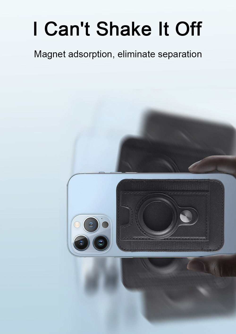 Rubber Band Magnetic Card Holder Stand Customized for Phone
