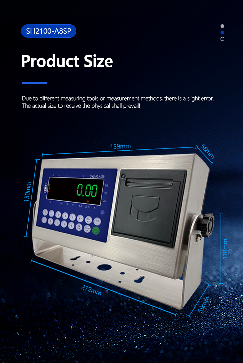 Producer SOHE A8SP Meter Printing Instrument with Waterproof Design and LED Display