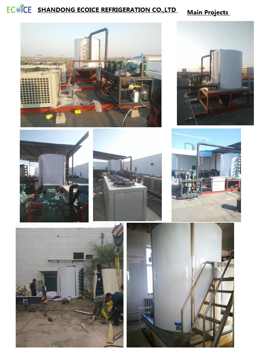 ice plate making machine with 2 ton capacity block ice