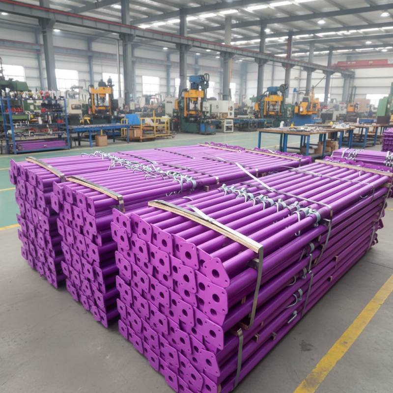 2.5m - 4.5m Adjustable Steel Prop Corrosion Resistant Steel Shoring Prop For Bridge Deck And Precast