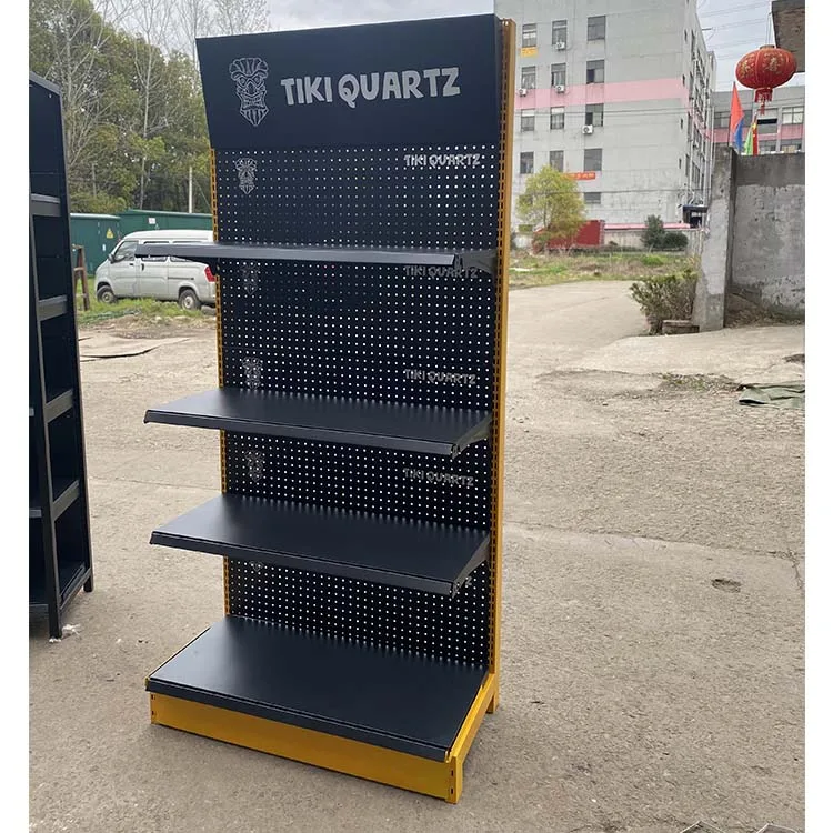 Factory Customized Color Size gondola supermarket shelf rak display rak gondola supermarket wall shelves