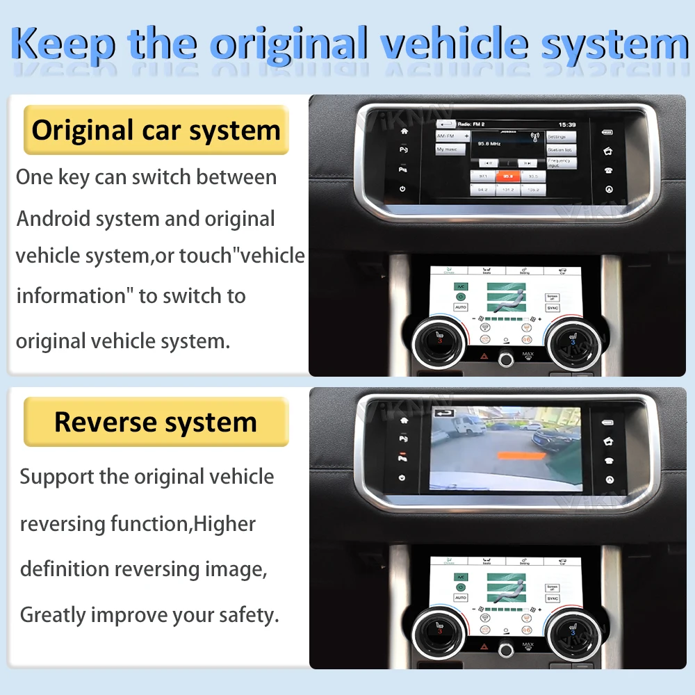 10.25 Inch Android Car Stereo Radio For Land Rover Evoque L551 L538 2012-2018 GPS Navigation Touch Screen DVD Player