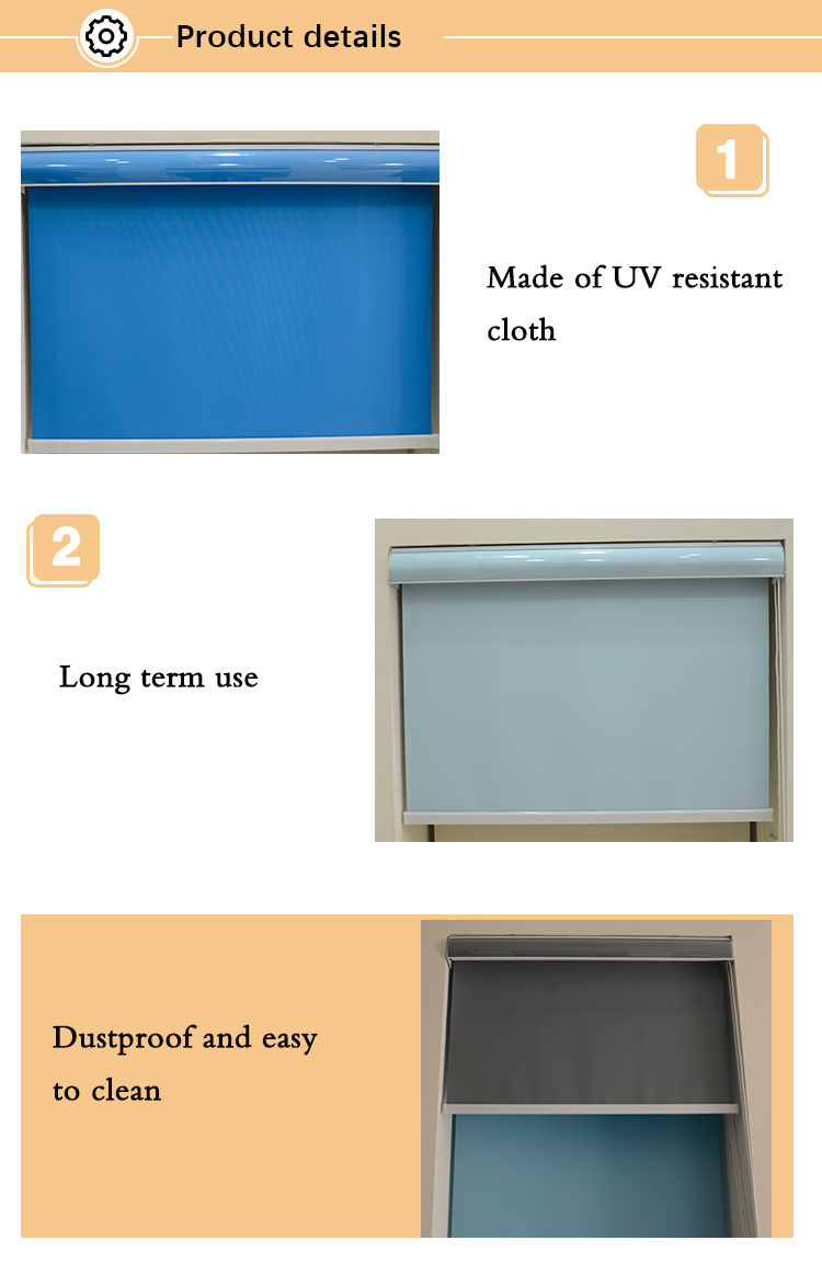 Hotsale China Factory blackout 17 mm 28 mm 38mm roller blind fabric ready made roller blinds