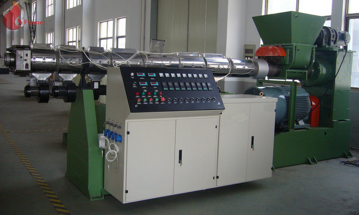PS / ABS / PVC single screw extruder machine with Inverter motor