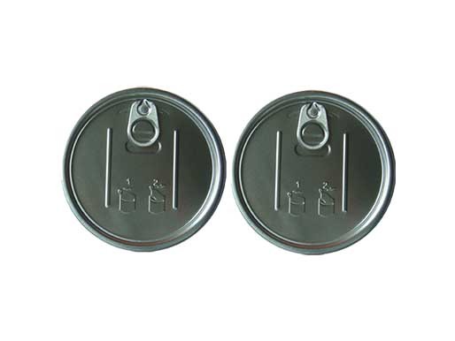 Tin Metal Food Can Easy Open Lid English Opening Instruction Easy Pull Ring Cover Eoe