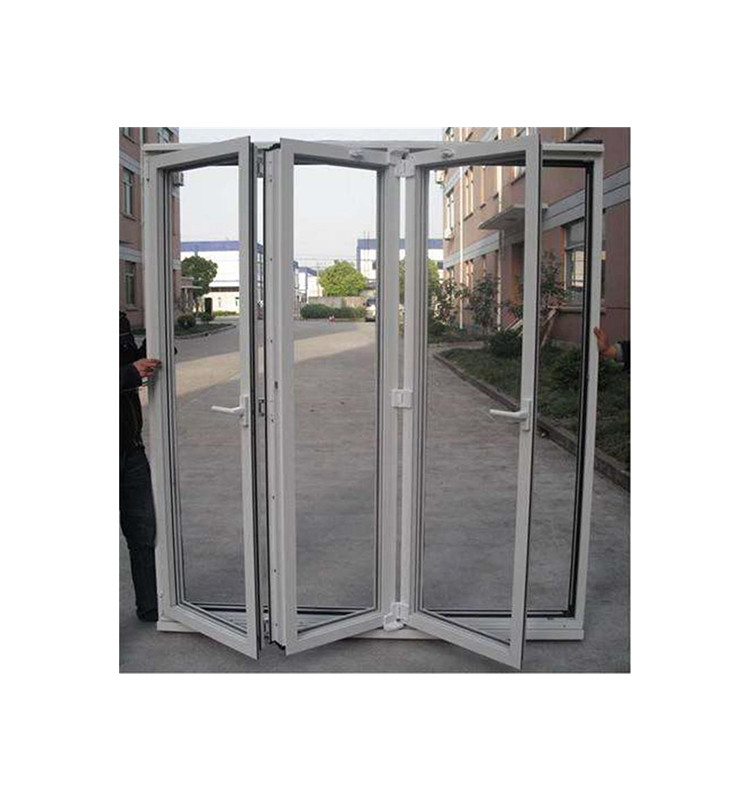 ODM OEM 3 Panel Bi Fold Doors Windows Double Glazed
