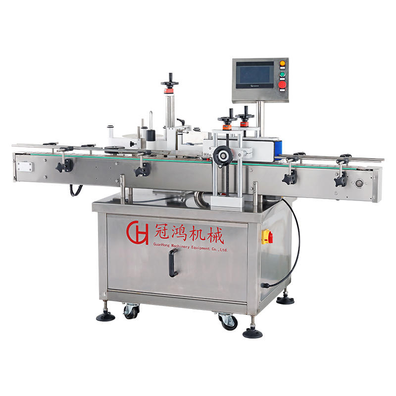 1 of Core Components Automatic Glass Bottle Labeling Machine with AC 220V/50HZ Voltage
