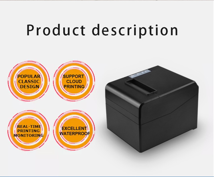 ODM 80mm Android Thermal Printer POS Wifi Receipt Printer ZJ-8330