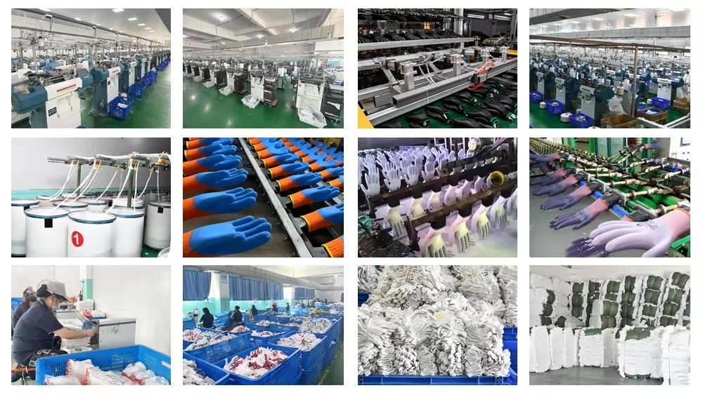 Latex Coated Garden Working for Workers Gloves Safety gloves